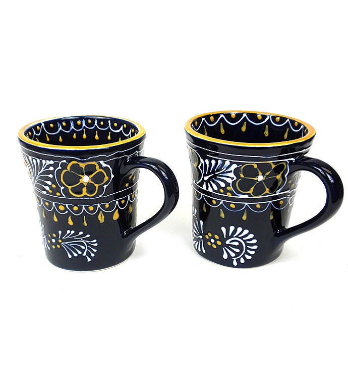 Global Crafts Encantada Handmade Pottery Mugs